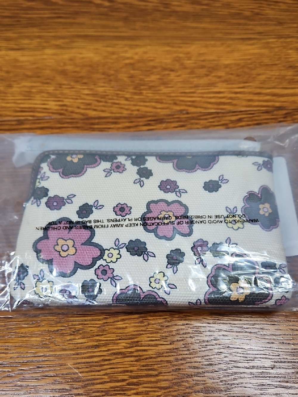 Coach Corner Zip Wristlet With Floral Print - Picture 4 of 4